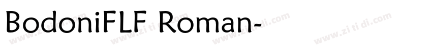 BodoniFLF Roman字体转换